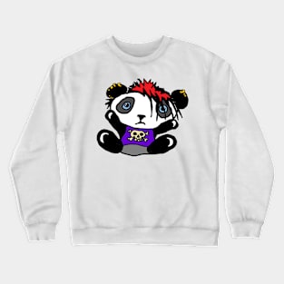 Gothic,Goth,Panda,Emo By LowEndGraphics Crewneck Sweatshirt